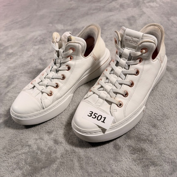 Skechers Shoes - Skechers Snoop Dogg Sneakers Women 10 White Slip-ins Snoop One Double G Leather